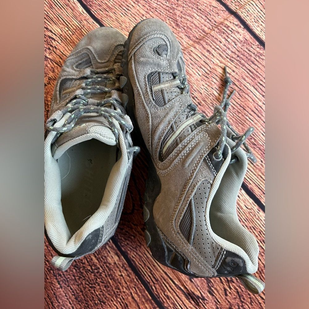 Hi-Tec Adventure Flex Groove Grey Hiking Trail Shoes, Wmns Sz 9.5 - Picture 7 of 12
